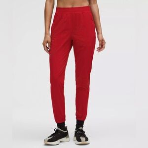 Brand new with tags Lululemon Athletica Red Track Joggers